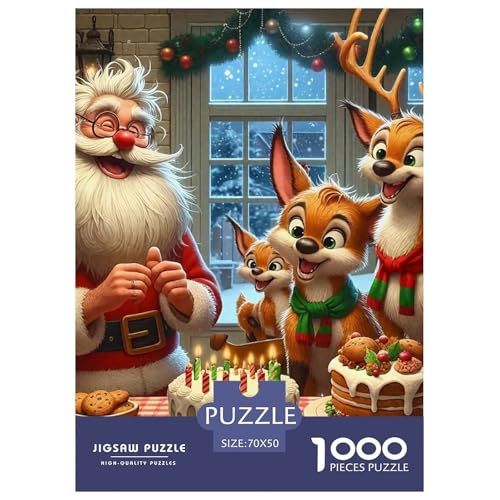 Weihnachtsmann Puzzle 1000 Teile Farbenfrohes Puzzle Für Erwachsene Und Kinder Puzzles Für Erwachsene Lernspiel Erwachsenenpuzzle Ab 14 Jahren70x50cm/1000pcs Weihnachtsmann Puzzle 1000 Teile Farbenfrohes Puzzle Für Erwachsene Und Kinder Puzzles Für Erwachsene Lernspiel Erwachsenenpuzzle Ab 14 Jahren70x50cm/1000pcs von JCOUSDAEO