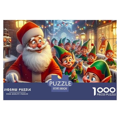 Weihnachtsmann Puzzle 1000 Teile Farbenfrohes Puzzle Für Erwachsene Und Kinder Weihnachten Geschicklichkeitsspiel Für Die Ganze Familie,buntes Legespiel Erwachsenenpuzzle38x26cm/1000pcs Weihnachtsmann Puzzle 1000 Teile Farbenfrohes Puzzle Für Erwachsene Und Kinder Weihnachten Geschicklichkeitsspiel Für Die Ganze Familie,buntes Legespiel Erwachsenenpuzzle38x26cm/1000pcs von JCOUSDAEO