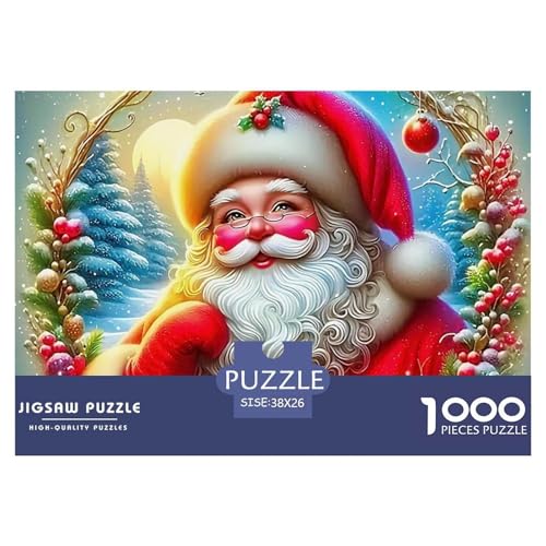 Weihnachtsmann Puzzle 1000 Teile Klassische Puzzles Schwer Für Erwachsene Und Kinder Weihnachten Puzzles Für Erwachsene Lernspiel 1000-teilige Puzzles38x26cm/1000pcs Weihnachtsmann Puzzle 1000 Teile Klassische Puzzles Schwer Für Erwachsene Und Kinder Weihnachten Puzzles Für Erwachsene Lernspiel 1000-teilige Puzzles38x26cm/1000pcs von JCOUSDAEO