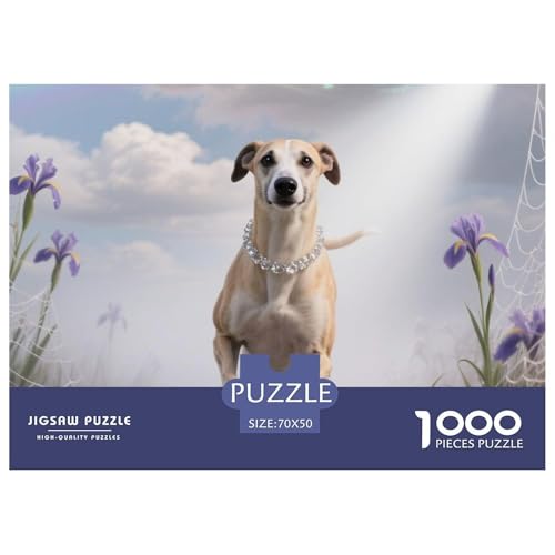 Whippet 1000 Piece Puzzle Puzzle for Men and Women Haustierhund Puzzles for Adults Educational Game Challenge Toy Colourful Toy for Children from 8-12 Years for Older Children70x50cm/1000pcs Whippet 1000 Piece Puzzle Puzzle for Men and Women Haustierhund Puzzles for Adults Educational Game Challenge Toy Colourful Toy for Children from 8-12 Years for Older Children70x50cm/1000pcs von JCOUSDAEO