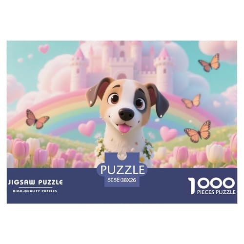 Whippet ​ Puzzle 1000 Pieces A Challenging Puzzle Haustierhund Puzzles for Adults Educational Game Challenge Toy Colourful Toy for Children from 8-12 Years for Older Children38x26cm/1000pcs von JCOUSDAEO