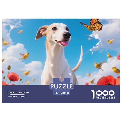 Whippet Puzzle 1000 Pieces A Challenging Puzzle Haustierhund Puzzles for Adults Educational Game Challenge Toy Gifts for Women, Gifts for Men for Children from 14 Years70x50cm/1000pcs Whippet Puzzle 1000 Pieces A Challenging Puzzle Haustierhund Puzzles for Adults Educational Game Challenge Toy Gifts for Women, Gifts for Men for Children from 14 Years70x50cm/1000pcs von JCOUSDAEO