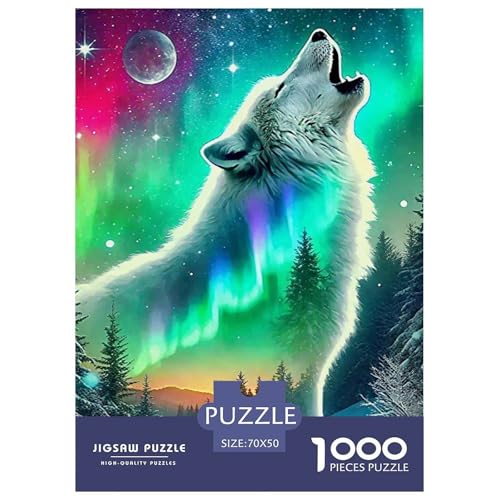 Wolf 1000 Piece Puzzle A Challenging Puzzle Tier of Prey Puzzle Games for The Whole Family Colourful Toy for Children from 8-12 Years for Older Children70x50cm/1000pcs Wolf 1000 Piece Puzzle A Challenging Puzzle Tier of Prey Puzzle Games for The Whole Family Colourful Toy for Children from 8-12 Years for Older Children70x50cm/1000pcs von JCOUSDAEO