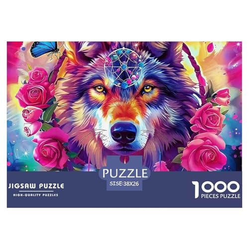 Wolf 1000 Piece Puzzle Puzzle for Men and Women Tier of Prey Puzzle Games for The Whole Family Colourful Toy for Children from 8-12 Years for Older Children38x26cm/1000pcs Wolf 1000 Piece Puzzle Puzzle for Men and Women Tier of Prey Puzzle Games for The Whole Family Colourful Toy for Children from 8-12 Years for Older Children38x26cm/1000pcs von JCOUSDAEO