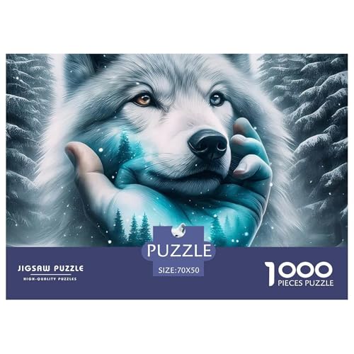 Wolf 1000 Teile Puzzle Farbenfrohes Puzzle Für Erwachsene Und Kinder Mächtige Tiere Puzzles Für Erwachsene Lernspiel1000-teilige Puzzles70x50cm/1000pcs Wolf 1000 Teile Puzzle Farbenfrohes Puzzle Für Erwachsene Und Kinder Mächtige Tiere Puzzles Für Erwachsene Lernspiel1000-teilige Puzzles70x50cm/1000pcs von JCOUSDAEO