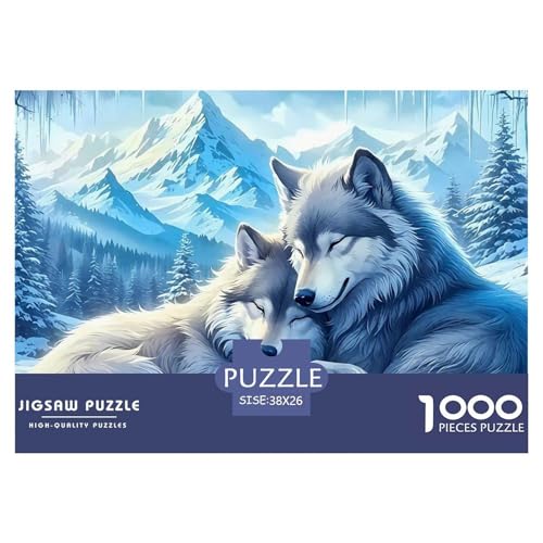 Wolf 1000-teilige Puzzles EIN Herausforderndes Rätsel, Mächtige Tiere Puzzles Für Erwachsene Lernspiel Herausforderungsspielzeug Erwachsenenpuzzle Ab 14 Jahren38x26cm/1000pcs Wolf 1000-teilige Puzzles EIN Herausforderndes Rätsel, Mächtige Tiere Puzzles Für Erwachsene Lernspiel Herausforderungsspielzeug Erwachsenenpuzzle Ab 14 Jahren38x26cm/1000pcs von JCOUSDAEO
