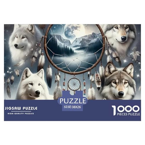 Wolf 1000-teilige Puzzles EIN Herausforderndes Rätsel, Mächtige Tiere Puzzles Für Erwachsene Lernspiel Herausforderungsspielzeug Erwachsenenpuzzle Ab 14 Jahren38x26cm/1000pcs Wolf 1000-teilige Puzzles EIN Herausforderndes Rätsel, Mächtige Tiere Puzzles Für Erwachsene Lernspiel Herausforderungsspielzeug Erwachsenenpuzzle Ab 14 Jahren38x26cm/1000pcs von JCOUSDAEO
