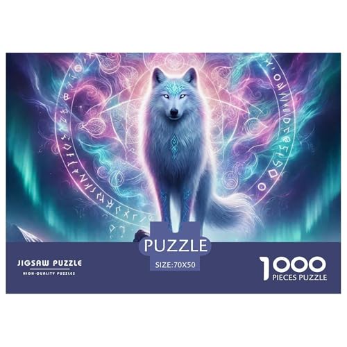 Wolf 1000-teilige Puzzles EIN Herausforderndes Rätsel, Mächtige Tiere Puzzles Für Erwachsene Lernspiel Herausforderungsspielzeug Kinder70x50cm/1000pcs Wolf 1000-teilige Puzzles EIN Herausforderndes Rätsel, Mächtige Tiere Puzzles Für Erwachsene Lernspiel Herausforderungsspielzeug Kinder70x50cm/1000pcs von JCOUSDAEO