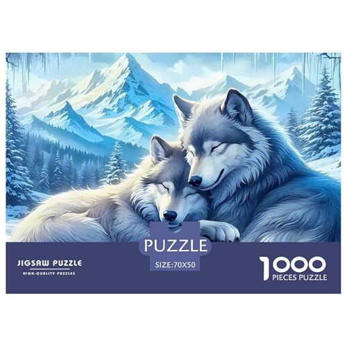 Wolf 1000-teilige Puzzles EIN Herausforderndes Rätsel, Mächtige Tiere Puzzles Für Erwachsene Lernspiel Herausforderungsspielzeug Kinder70x50cm/1000pcs Wolf 1000-teilige Puzzles EIN Herausforderndes Rätsel, Mächtige Tiere Puzzles Für Erwachsene Lernspiel Herausforderungsspielzeug Kinder70x50cm/1000pcs von JCOUSDAEO
