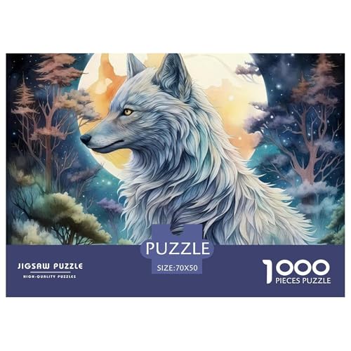 Wolf 1000-teilige Puzzles Farbenfrohes Puzzle Für Erwachsene Und Kinder Mächtige Tiere Puzzles Für Erwachsene Lernspiel Herausforderungsspielzeug Erwachsenenpuzzle70x50cm/1000pcs Wolf 1000-teilige Puzzles Farbenfrohes Puzzle Für Erwachsene Und Kinder Mächtige Tiere Puzzles Für Erwachsene Lernspiel Herausforderungsspielzeug Erwachsenenpuzzle70x50cm/1000pcs von JCOUSDAEO