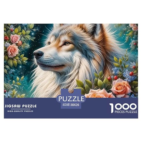 Wolf 1000-teilige Puzzles Farbenfrohes Puzzle Für Erwachsene Und Kinder Mächtige Tiere Puzzles Für Erwachsene Lernspiel Herausforderungsspielzeug38x26cm/1000pcs Wolf 1000-teilige Puzzles Farbenfrohes Puzzle Für Erwachsene Und Kinder Mächtige Tiere Puzzles Für Erwachsene Lernspiel Herausforderungsspielzeug38x26cm/1000pcs von JCOUSDAEO