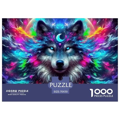 Wolf Puzzle 1000 Pieces Puzzle for Men and Women Tier of Prey Puzzle Games for The Whole for Women, Gifts for Men for Children from 14 Years70x50cm/1000pcs Wolf Puzzle 1000 Pieces Puzzle for Men and Women Tier of Prey Puzzle Games for The Whole for Women, Gifts for Men for Children from 14 Years70x50cm/1000pcs von JCOUSDAEO