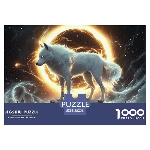 Wolf Puzzle 1000 Teile Farbenfrohes Puzzle Für Erwachsene Und Kinder Mächtige Tiere Puzzles Für Erwachsene Lernspiel Erwachsenenpuzzle Ab 14 Jahren38x26cm/1000pcs Wolf Puzzle 1000 Teile Farbenfrohes Puzzle Für Erwachsene Und Kinder Mächtige Tiere Puzzles Für Erwachsene Lernspiel Erwachsenenpuzzle Ab 14 Jahren38x26cm/1000pcs von JCOUSDAEO