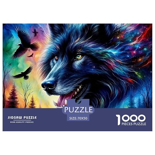 Wolf Puzzle 1000 Teile Farbenfrohes Puzzle Für Erwachsene Und Kinder Mächtige Tiere Puzzles Für Erwachsene Lernspiel Erwachsenenpuzzle Ab 14 Jahren70x50cm/1000pcs Wolf Puzzle 1000 Teile Farbenfrohes Puzzle Für Erwachsene Und Kinder Mächtige Tiere Puzzles Für Erwachsene Lernspiel Erwachsenenpuzzle Ab 14 Jahren70x50cm/1000pcs von JCOUSDAEO