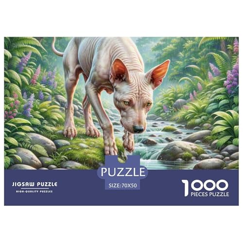 Xoloitzcuintli Puzzle 1000 Pieces A Challenging Puzzle Haustierhund Puzzles for Adults Educational Game Challenge Toy Gifts for Women, Gifts for Men for Older Children70x50cm/1000pcs Xoloitzcuintli Puzzle 1000 Pieces A Challenging Puzzle Haustierhund Puzzles for Adults Educational Game Challenge Toy Gifts for Women, Gifts for Men for Older Children70x50cm/1000pcs von JCOUSDAEO