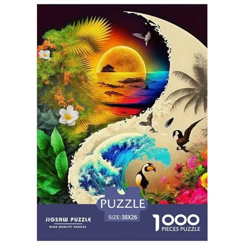 Yin-Yang 1000 Teile Puzzle EIN Herausforderndes Rätsel, Geschenke Für Frauen,Geschenke Für Männer 1000-teilige Puzzles Kinder38x26cm/1000pcs Yin-Yang 1000 Teile Puzzle EIN Herausforderndes Rätsel, Geschenke Für Frauen,Geschenke Für Männer 1000-teilige Puzzles Kinder38x26cm/1000pcs von JCOUSDAEO