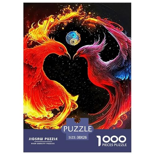 Yin-Yang 1000 Teile Puzzle Farbenfrohes Puzzle Für Erwachsene Und Kinder Puzzles Für Erwachsene Lernspiel Herausforderungsspielzeug Erwachsenenpuzzle38x26cm/1000pcs von JCOUSDAEO