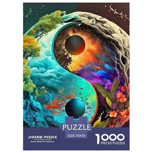 Yin-Yang 1000 Teile Puzzle Farbenfrohes Puzzle Für Erwachsene Und Kinder Puzzles Für Erwachsene Lernspiel1000-teilige Puzzles70x50cm/1000pcs Yin-Yang 1000 Teile Puzzle Farbenfrohes Puzzle Für Erwachsene Und Kinder Puzzles Für Erwachsene Lernspiel1000-teilige Puzzles70x50cm/1000pcs von JCOUSDAEO