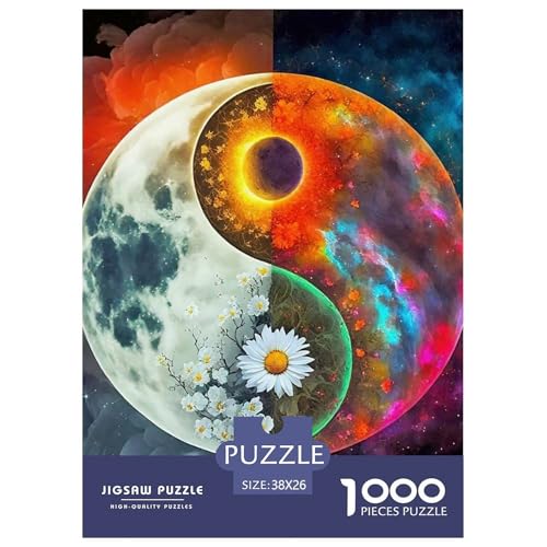 Yin-Yang 1000-teilige Puzzles EIN Herausforderndes Rätsel, Geschenke Für Frauen,Geschenke Für Männer Erwachsenenpuzzle Ab 14 Jahren38x26cm/1000pcs Yin-Yang 1000-teilige Puzzles EIN Herausforderndes Rätsel, Geschenke Für Frauen,Geschenke Für Männer Erwachsenenpuzzle Ab 14 Jahren38x26cm/1000pcs von JCOUSDAEO