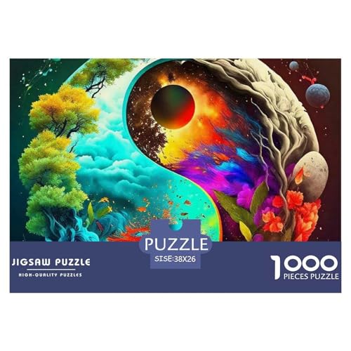 Yin-Yang 1000-teilige Puzzles Farbenfrohes Puzzle Für Erwachsene Und Kinder Puzzles Für Erwachsene Lernspiel Herausforderungsspielzeug Erwachsenenpuzzle38x26cm/1000pcs Yin-Yang 1000-teilige Puzzles Farbenfrohes Puzzle Für Erwachsene Und Kinder Puzzles Für Erwachsene Lernspiel Herausforderungsspielzeug Erwachsenenpuzzle38x26cm/1000pcs von JCOUSDAEO