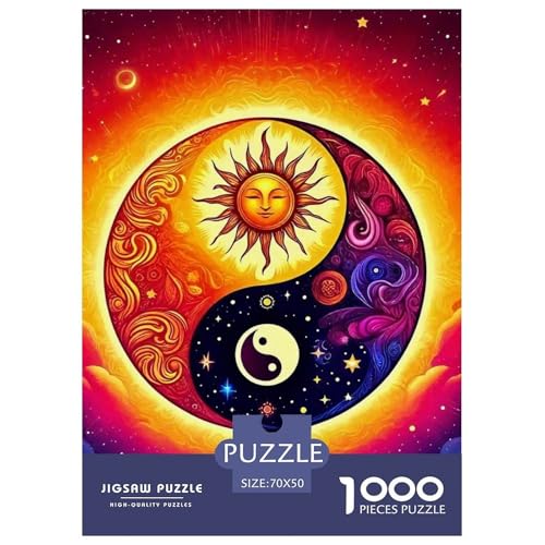 Yin-Yang 1000-teilige Puzzles Farbenfrohes Puzzle Für Erwachsene Und Kinder Puzzles Für Erwachsene Lernspiel Herausforderungsspielzeug Erwachsenenpuzzle70x50cm/1000pcs Yin-Yang 1000-teilige Puzzles Farbenfrohes Puzzle Für Erwachsene Und Kinder Puzzles Für Erwachsene Lernspiel Herausforderungsspielzeug Erwachsenenpuzzle70x50cm/1000pcs von JCOUSDAEO