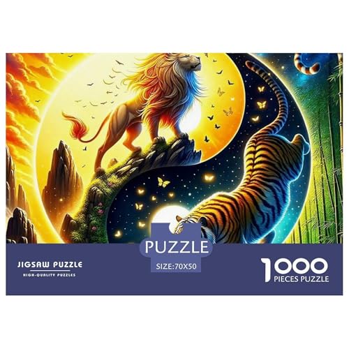 Yin-Yang 1000-teilige Puzzles Farbenfrohes Puzzle Für Erwachsene Und Kinder Puzzles Für Erwachsene Lernspiel Herausforderungsspielzeug70x50cm/1000pcs Yin-Yang 1000-teilige Puzzles Farbenfrohes Puzzle Für Erwachsene Und Kinder Puzzles Für Erwachsene Lernspiel Herausforderungsspielzeug70x50cm/1000pcs von JCOUSDAEO