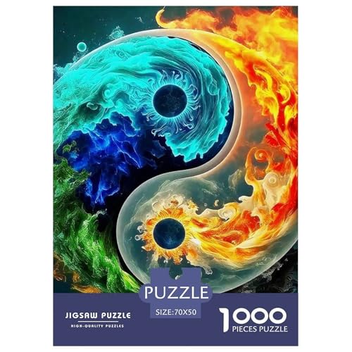 Yin-Yang Puzzle 1000 Teile EIN Herausforderndes Rätsel, Geschicklichkeitsspiel Für Die Ganze Familie Erwachsenenpuzzle Ab 14 Jahren70x50cm/1000pcs Yin-Yang Puzzle 1000 Teile EIN Herausforderndes Rätsel, Geschicklichkeitsspiel Für Die Ganze Familie Erwachsenenpuzzle Ab 14 Jahren70x50cm/1000pcs von JCOUSDAEO