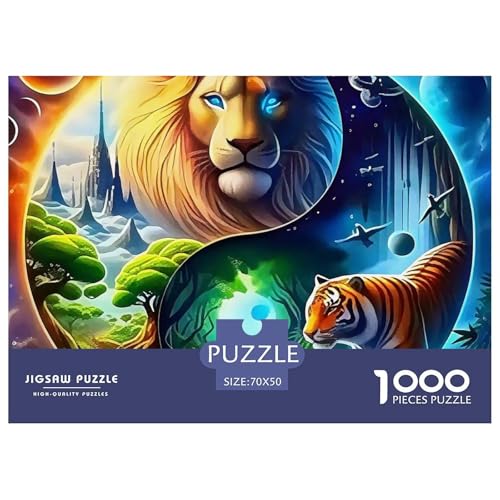 Yin-Yang Puzzle 1000 Teile EIN Herausforderndes Rätsel, Puzzles Für Erwachsene Lernspiel Erwachsenenpuzzle Ab 14 Jahren70x50cm/1000pcs Yin-Yang Puzzle 1000 Teile EIN Herausforderndes Rätsel, Puzzles Für Erwachsene Lernspiel Erwachsenenpuzzle Ab 14 Jahren70x50cm/1000pcs von JCOUSDAEO