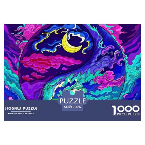Yin-Yang Puzzle 1000 Teile Klassische Puzzles Schwer Für Erwachsene Und Kinder Geschicklichkeitsspiel Für Die Ganze Familie,buntes Legespiel Erwachsenenpuzzle38x26cm/1000pcs Yin-Yang Puzzle 1000 Teile Klassische Puzzles Schwer Für Erwachsene Und Kinder Geschicklichkeitsspiel Für Die Ganze Familie,buntes Legespiel Erwachsenenpuzzle38x26cm/1000pcs von JCOUSDAEO