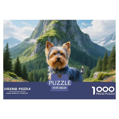 Yorkshire Terrier 1000 Piece Puzzle Puzzle for Men and Women Haustierhund Puzzles for Adults Educational Game Challenge Toy Gifts for Women, Gifts for Men for Children from 14 Years38x26cm/1000pcs Yorkshire Terrier 1000 Piece Puzzle Puzzle for Men and Women Haustierhund Puzzles for Adults Educational Game Challenge Toy Gifts for Women, Gifts for Men for Children from 14 Years38x26cm/1000pcs von JCOUSDAEO