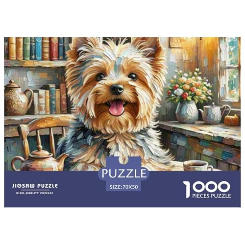 Yorkshire Terrier 1000 Piece Puzzle Puzzle for Men and Women Haustierhund Puzzles for Adults and Children Colourful Toy for Children from 8-12 Years for Older Children70x50cm/1000pcs Yorkshire Terrier 1000 Piece Puzzle Puzzle for Men and Women Haustierhund Puzzles for Adults and Children Colourful Toy for Children from 8-12 Years for Older Children70x50cm/1000pcs von JCOUSDAEO