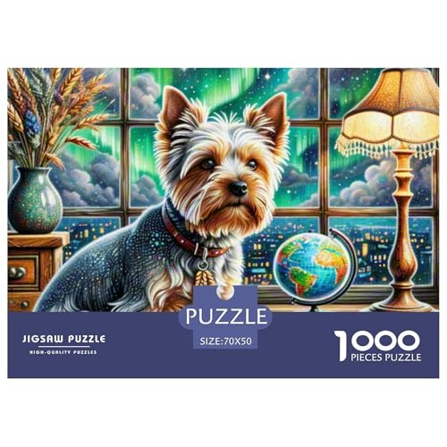 Yorkshire Terrier 1000 Piece Puzzle Puzzle for Men and Women Haustierhund Puzzles for Adults and Children Colourful Toy for Children from 8-12 Years for Older Children70x50cm/1000pcs Yorkshire Terrier 1000 Piece Puzzle Puzzle for Men and Women Haustierhund Puzzles for Adults and Children Colourful Toy for Children from 8-12 Years for Older Children70x50cm/1000pcs von JCOUSDAEO