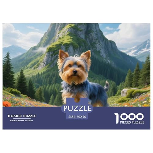 Yorkshire Terrier Puzzle 1000 Pieces A Challenging Puzzle Haustierhund Puzzle Games for The Whole for Women, Gifts for Men for Children from 14 Years70x50cm/1000pcs Yorkshire Terrier Puzzle 1000 Pieces A Challenging Puzzle Haustierhund Puzzle Games for The Whole for Women, Gifts for Men for Children from 14 Years70x50cm/1000pcs von JCOUSDAEO