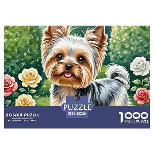 Yorkshire Terrier Puzzle 1000 Pieces A Challenging Puzzle Haustierhund Puzzle Games for The Whole for Women, Gifts for Men for Older Children38x26cm/1000pcs Yorkshire Terrier Puzzle 1000 Pieces A Challenging Puzzle Haustierhund Puzzle Games for The Whole for Women, Gifts for Men for Older Children38x26cm/1000pcs von JCOUSDAEO