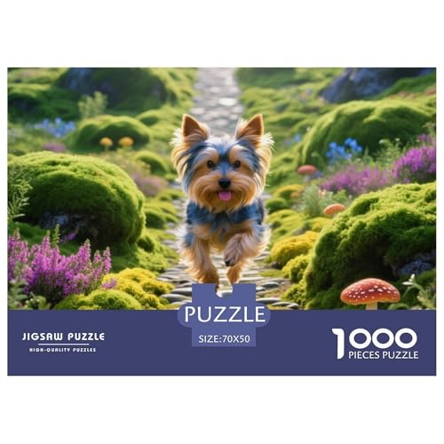 Yorkshire Terrier Puzzle 1000 Pieces A Challenging Puzzle Haustierhund Puzzle Games for The Whole for Women, Gifts for Men for Older Children70x50cm/1000pcs Yorkshire Terrier Puzzle 1000 Pieces A Challenging Puzzle Haustierhund Puzzle Games for The Whole for Women, Gifts for Men for Older Children70x50cm/1000pcs von JCOUSDAEO