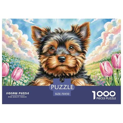 Yorkshire Terrier Puzzle 1000 Pieces Puzzle for Men and Women Haustierhund Puzzles for Adults Educational Game Challenge Toy Gifts for Women, Gifts for Men for Older Children70x50cm/1000pcs Yorkshire Terrier Puzzle 1000 Pieces Puzzle for Men and Women Haustierhund Puzzles for Adults Educational Game Challenge Toy Gifts for Women, Gifts for Men for Older Children70x50cm/1000pcs von JCOUSDAEO