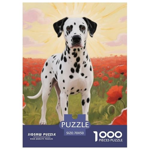 dalmatischen ​ Puzzle 1000 Pieces Puzzle for Men and Women Haustierhund Puzzles for Adults Educational Game Challenge Toy Gifts for Women, Gifts for Men for Older Children70x50cm/1000pcs von JCOUSDAEO