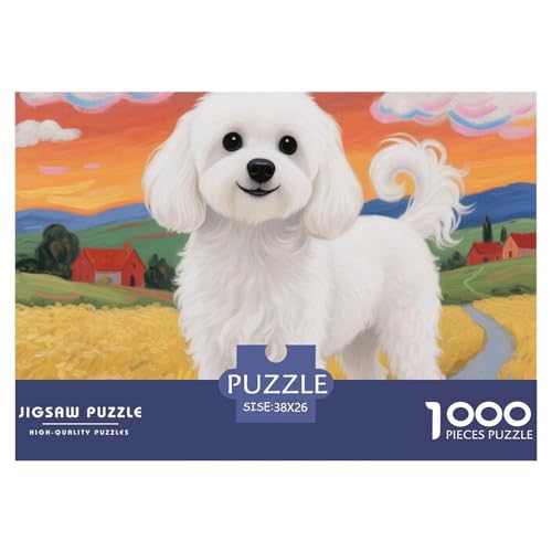 maltesisch Puzzle 1000 Pieces Puzzle for Men and Women Haustier Hund Puzzles for Adults and Children Gifts for Women, Gifts for Men for Older Children38x26cm/1000pcs maltesisch Puzzle 1000 Pieces Puzzle for Men and Women Haustier Hund Puzzles for Adults and Children Gifts for Women, Gifts for Men for Older Children38x26cm/1000pcs von JCOUSDAEO