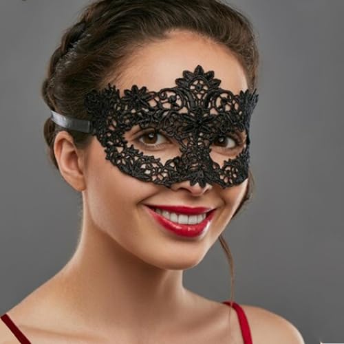 JCSTEU Lace Masquerade Masks Venezianische Sexy Augenmaske Prom Karneval Mask Maskerade Ball für Kostümparty Cosplay von JCSTEU