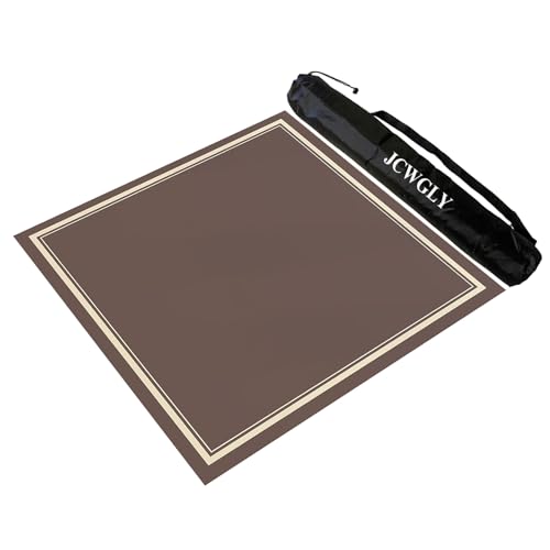 Braune Rutschfeste Mahjong-Matte Für Tisch, Dicke Und Verschleißfeste Tischdecke Zur Geräuschreduzierung Für Poker, Karten- Und Brettspiele, Mit Aufbewahrungstasche(Brown 1,60x60 cm/23.62x23.62 in) Braune Rutschfeste Mahjong-Matte Für Tisch, Dicke Und Verschleißfeste Tischdecke Zur Geräuschreduzierung Für Poker, Karten- Und Brettspiele, Mit Aufbewahrungstasche(Brown 1,60x60 cm/23.62x23.62 in) von JCWGLY