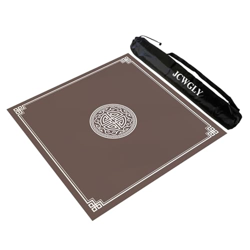 Braune Rutschfeste Mahjong-Matte Für Tisch, Dicke Und Verschleißfeste Tischdecke Zur Geräuschreduzierung Für Poker, Karten- Und Brettspiele, Mit Aufbewahrungstasche(Brown 2,60x60 cm/23.62x23.62 in) Braune Rutschfeste Mahjong-Matte Für Tisch, Dicke Und Verschleißfeste Tischdecke Zur Geräuschreduzierung Für Poker, Karten- Und Brettspiele, Mit Aufbewahrungstasche(Brown 2,60x60 cm/23.62x23.62 in) von JCWGLY