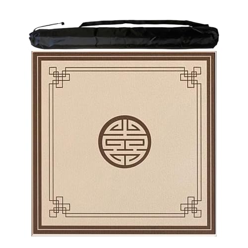 Chinesischer Square Mahjong Matte, Anti -Slip -Rausch -Reduktionstischabdeckung Mit Tragetasche, Dicke Tischdecke Für Poker -Kartenplatine Von Family Party Poker Kacheln Fliesenspiele(Beige 1,60 cm/23 Chinesischer Square Mahjong Matte, Anti -Slip -Rausch -Reduktionstischabdeckung Mit Tragetasche, Dicke Tischdecke Für Poker -Kartenplatine Von Family Party Poker Kacheln Fliesenspiele(Beige 1,60 cm/23 von JCWGLY