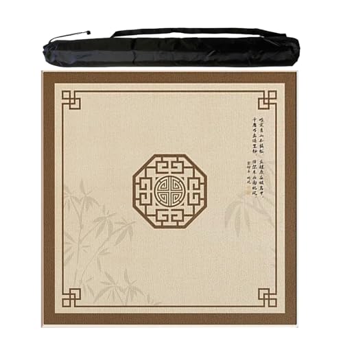 Chinesischer Square Mahjong Matte, Anti -Slip -Rausch -Reduktionstischabdeckung Mit Tragetasche, Dicke Tischdecke Für Poker -Kartenplatine Von Family Party Poker Kacheln Fliesenspiele(Beige 2,100 cm/3 Chinesischer Square Mahjong Matte, Anti -Slip -Rausch -Reduktionstischabdeckung Mit Tragetasche, Dicke Tischdecke Für Poker -Kartenplatine Von Family Party Poker Kacheln Fliesenspiele(Beige 2,100 cm/3 von JCWGLY