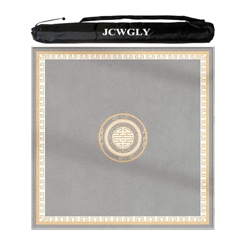 JCWGLY Große Mahjong-Tischmatte Für Zuhause Und Das Schachzimmer, rutschfeste Tischdecke Mit Geräuschreduzierung Für Pokerkarten- Und Brettspiele, Mit Tragetasche(95 cm/37.4 in) von JCWGLY