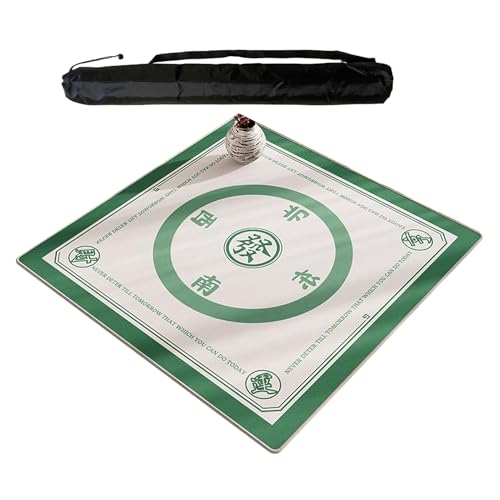 Große Quadratische Mahjong-Matte Für Tische, Geräuscharme Und Geräuschreduzierende Tischdecke Für Familientreffen, rutschfeste Tischdecke Für Poker-, Karten- Und Kachelspiele(60cm/23.62in) Große Quadratische Mahjong-Matte Für Tische, Geräuscharme Und Geräuschreduzierende Tischdecke Für Familientreffen, rutschfeste Tischdecke Für Poker-, Karten- Und Kachelspiele(60cm/23.62in) von JCWGLY