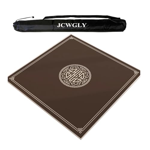 JCWGLY Leise Und rutschfeste Mahjong-Matte Für Tisch, Geräuschreduzierendes Gaming-Pad, Verdickte Tischdecke Für Poker, Kartenbrett Und Fliesenspiele(60 cm/23.62 in) von JCWGLY