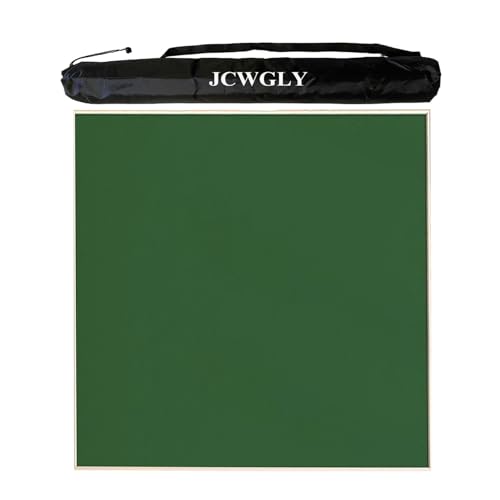 JCWGLY Mahjong-Matte Für Tische, Geräuschreduzierende Gaming-Matte Für Familienfeiern Mit Rutschfester Unterseite, Für Poker, Karten-, Brett- Und Fliesenspiele(Green,120x120cm/47.24x47.24in) von JCWGLY
