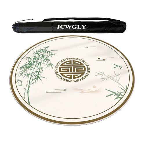JCWGLY rutschfeste, Runde Mahjong-Matte Für Tische, Tischdecke Für Heim- Und Schachkartenzimmerspiele Mit Tragetasche Für Kartenschach- Und Kachelspiele, Geräuschreduzierung(Off White 3,60cm/23.62in) JCWGLY rutschfeste, Runde Mahjong-Matte Für Tische, Tischdecke Für Heim- Und Schachkartenzimmerspiele Mit Tragetasche Für Kartenschach- Und Kachelspiele, Geräuschreduzierung(Off White 3,60cm/23.62in) von JCWGLY