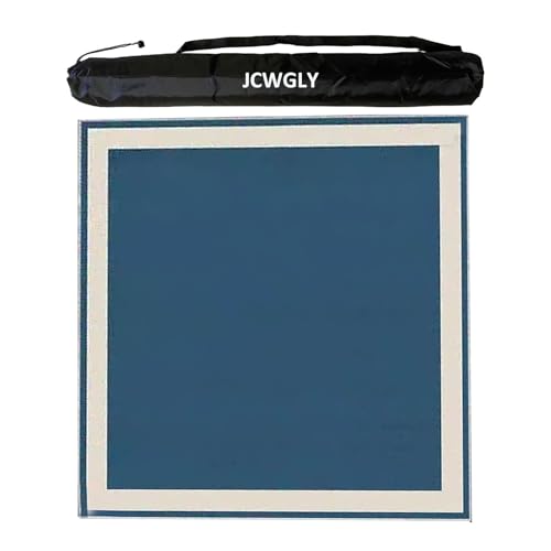 Quadratische, rutschfeste Mahjong-Matte Mit Gummi-Rückseite Für Tisch, Dicke, Geräuschreduzierende Tisch-Gaming-Matte Für Mah Jongg, Poker Und Brettspiele(Blue 1,140 cm/55.11 in) von JCWGLY