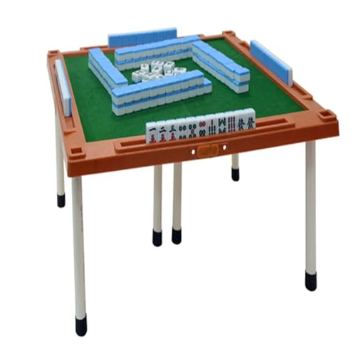 JCXIOC Faltbarer Mahjong-Tisch, Mini-Mahjong-Set mit faltbarem Mahjong-Tisch, tragbares Mah Jong-Spiel-Set für Reisen, Familie, Freizeit, Unterhaltungszubehör JCXIOC Faltbarer Mahjong-Tisch, Mini-Mahjong-Set mit faltbarem Mahjong-Tisch, tragbares Mah Jong-Spiel-Set für Reisen, Familie, Freizeit, Unterhaltungszubehör von JCXIOC
